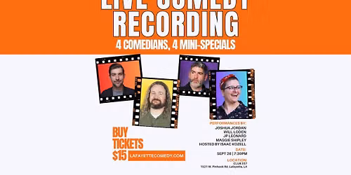 4 Comedians, 4 Mini-Specials - A Live Comedy Recording