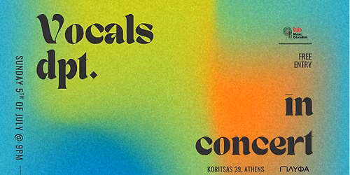lab Athens in Concert | Vocals dpt. @ Plyfa