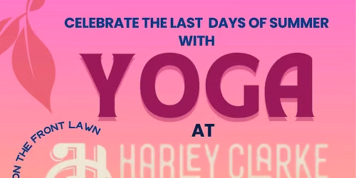 Yoga at the Harley Clarke Mansion