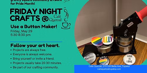 Friday Night Crafts: Use a Button Maker! 