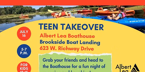 Teen Takeover at the Boathouse