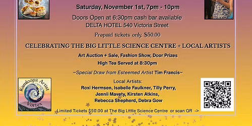 High Tea Gala Night, Celebrating the Big Little Science Centre and Local Artists