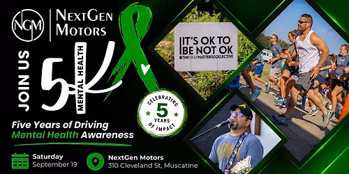 5th Annual NextGen 5k Run\/Walk for Mental Health Awareness