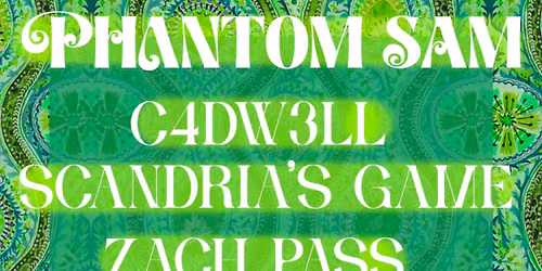 Phantom Sam, C4dw3ll, Scandria's Game, Zach Pass , Unmedicated