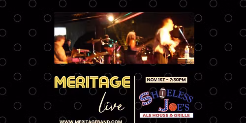 Meritage LIVE at Shoeless Joe's Ale House & Grille