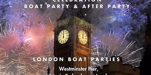New Year's Eve on the Thames and free after-party on NYE \/ last tickets