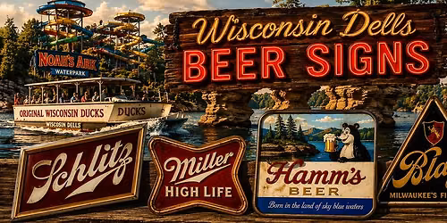 GARAGE BEER SIGN SALE - WISCONSIN DELLS