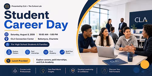 Student Career Day: Financial Services, Leadership & Future Career Pathways