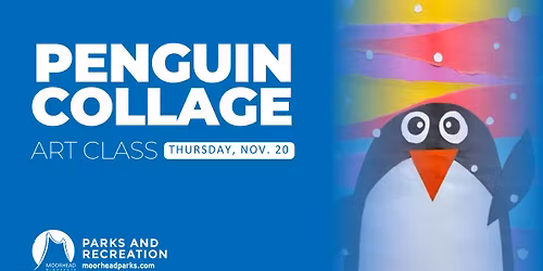 Penguin Collage Art Class
