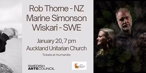 Rob Thorne (NZ) & Marine Simonson Wiskari (SWE) in Concert