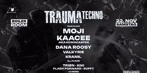 Trauma Techno | Boiler Room | NOX