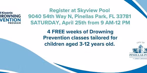 Kiwanis Club Drowning Prevention Program SIGN-UP EVENT