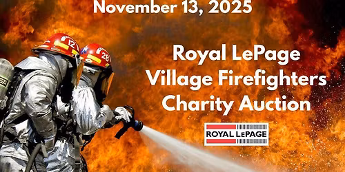 Royal LePage Village firefighters charity auction 