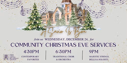 A Savior Is Born: Community Christmas Eve Services - Contemporary Favorites