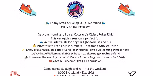 \ud83d\udc83Stroll or Roll\ud83d\udefc