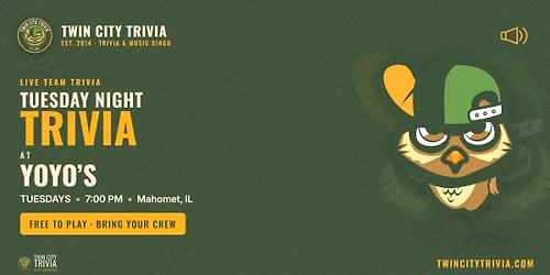 Tuesday Night Trivia at Yo-Yo's!