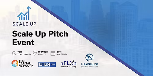 Scale Up Pitch May Event