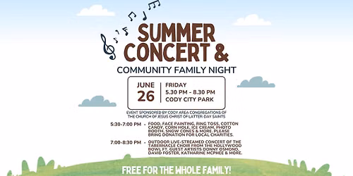 Summer Concert & Community Family Night - Activities & Outdoor Live-streamed Concert