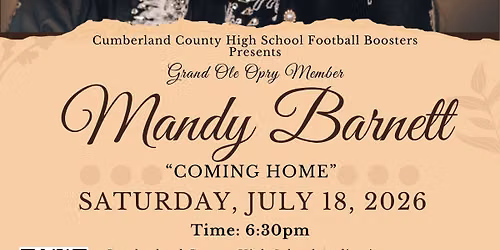 Mandy Barnett LIVE at Cumberland Co High School
