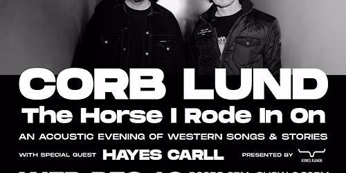 Corb Lund at Wow Hall