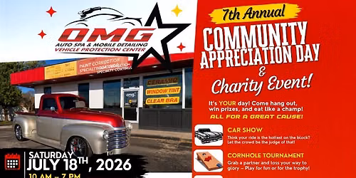 7th Annual Community appreciation and charity event