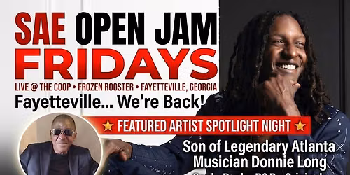 SAE Artist Spotlight Series Presents: \ud83c\udfa4 Janald Devoy Long \u2014 Live at The Coop Inside Frozen Rooster