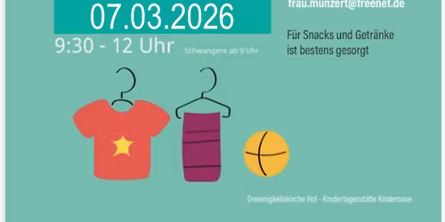 Kleidungs- und Spielzeugbasar Fr\u00fchjahr 2026 Kinderoase Hof
