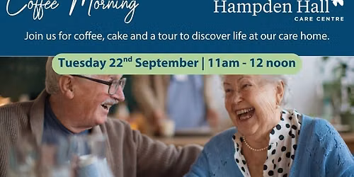 Hampden Hall Coffee Morning - 22nd September