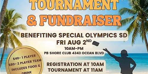PB Shore Club & Special Olympics Cornhole Tournament