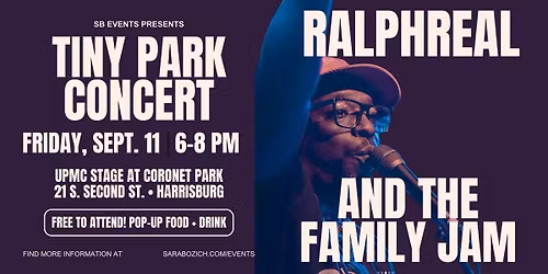 Tiny Park Concert: RalphReal & The Family Jam in Coronet Park