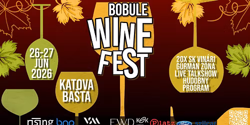 Bobule Wine Fest 2026 