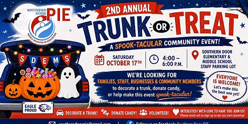 Southern Door PIE 2nd Annual Trunk or Treat