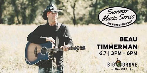 Live Music: Beau Timmerman | Iowa City