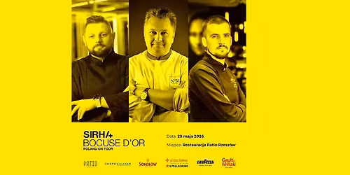 Kolacja Bocuse d`Or Poland on Tour 2026 \u2b50 Restauracja Patio Rzesz\u00f3w