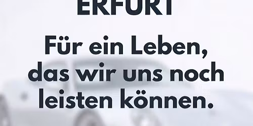 Autokorso-Demo Erfurt