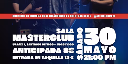 ANIMAL SCRAPE + PARAPHERNALIA - MASTERCLUB