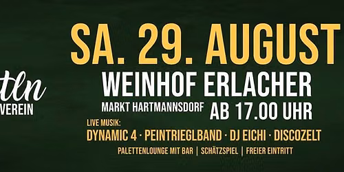 Weingartln 2026 (10 Jahre Hobbyverein)