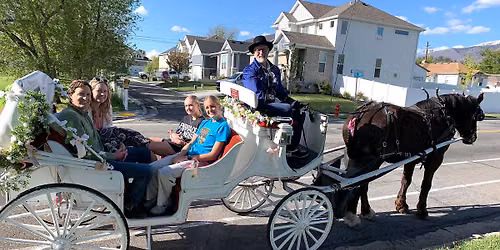 Horse Carriage Rides at Kaysville First Friday Festival