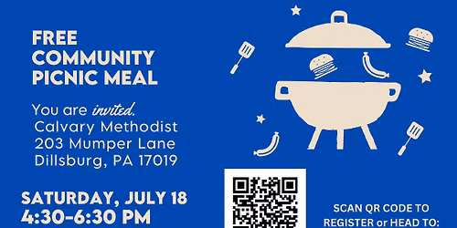 CALVARY'S FREE COMMUNITY COOKOUT