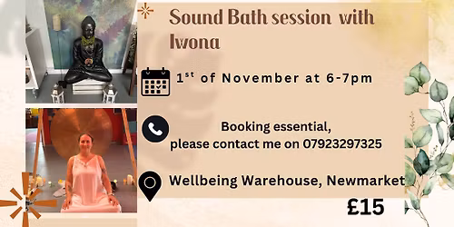 Sound bath in Newmarket