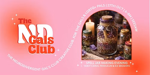 ND Gals Spooky Spell Jar Making Evening