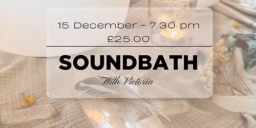 Annual December Sound Bath