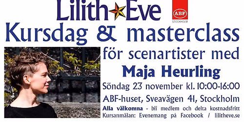 Kursdag & Masterclass f\u00f6r scenartister (Stockholm)