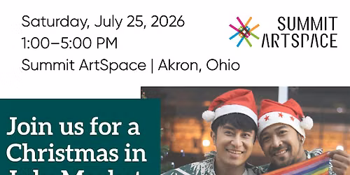 Christmas in July Market & Fundraiser \u2600\ufe0f