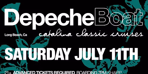 Depeche Boat Floating Dance Party