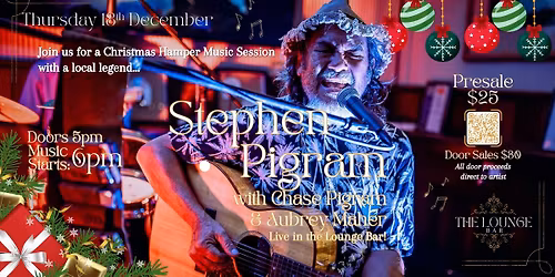 Live in The Lounge presents... STEPHEN PIGRAM \ud83c\udfb5