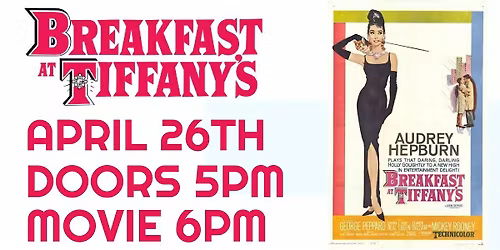 BREAKFAST AT TIFFANY'S FILM SCREENING 65TH ANNIVERSARY