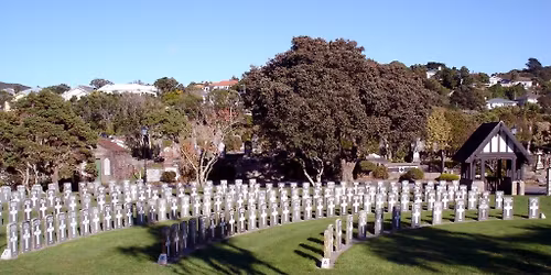 The NZ Remembrance Army Working Bee at Veterans Graves Karori Cemetery