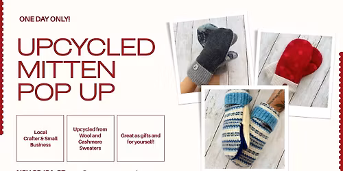 Upcycled Mitten Pop Up