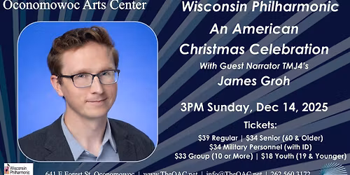 An American Christmas Celebration - Wisconsin Philharmonic